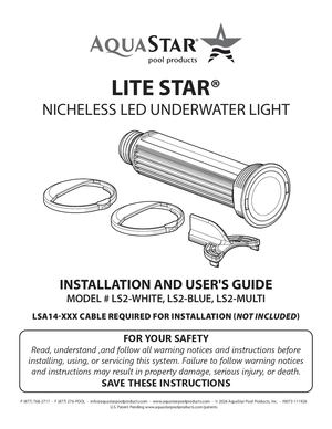 Lite Star Nicheless LED Underwater Light (IN073)
