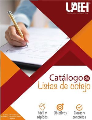 Listas De Cotejo