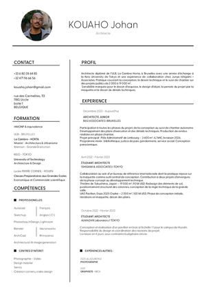 [Fr] RESUME - CV