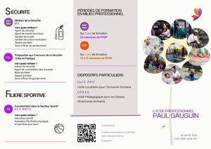 Lycée Paul Gauguin Offre De Formation 2026