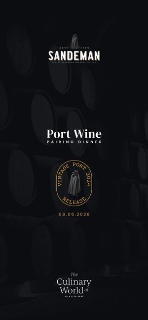 Menu Port Wine Pairing Dinner