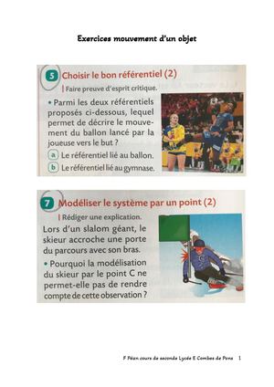 Photos Exercices