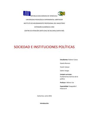 Sociedad E Instrumentos Políticos 1