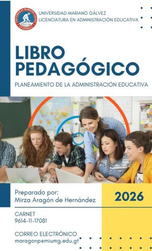Libro Pedagógico Planeamiento 2026