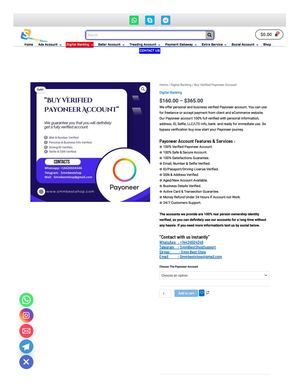 How To Buy Verified Payoneer Accounts In 202526