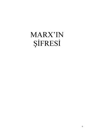 Marx'ın ŞIfresi