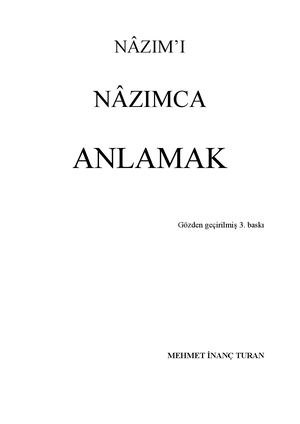 Nâzım'ı Nâzımca Anlamak