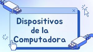 Blue Simple Animated Illustration Computer Part Quiz Presentation