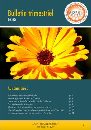 Bulletin Trimestriel 2026 Eté