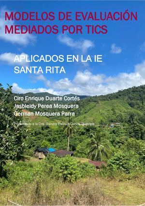 MODELOS DE EVALUACIÓN  MEDIADOS POR TICS