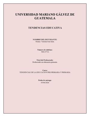 Guia Final De Tendencias