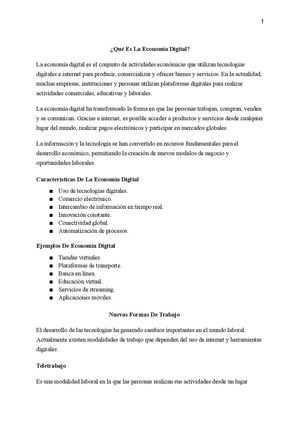 La Economía Digital