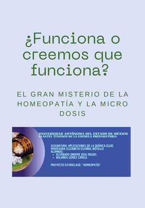 ¿Funciona o creemos que funciona? El gran misterio de la homeopatía y la micro dosis
