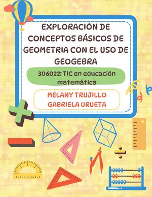Taller #3 Exploración De Conceptos Básicos Geometría Con El Uso De Geo Gebra