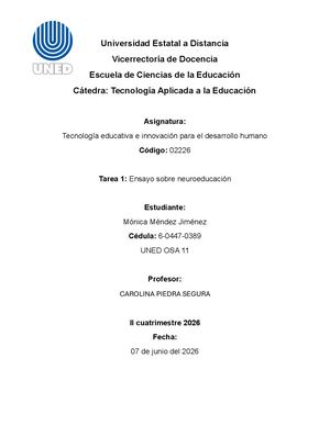 NEUROEDUCACIÓN EN EL PROCESO EDUCATIVO