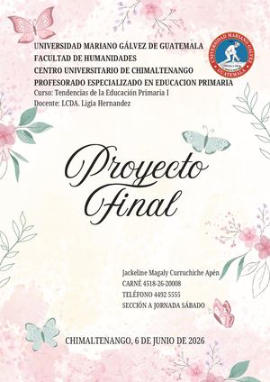 Proyecto final