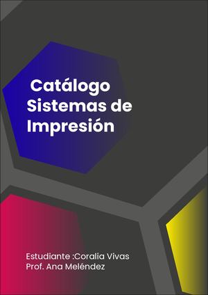 Catalogo Sistemas De Impresion