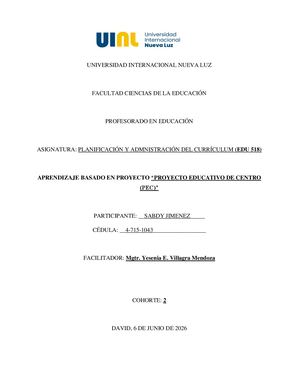 Parcial Pec Proyecto Español Ingles