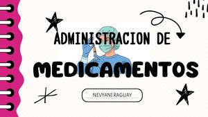 Presentación Diapositivas Cuaderno De Apuntes Doodle Rosa Y Blanco