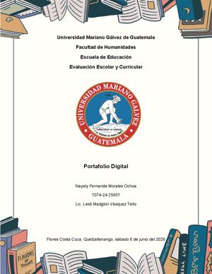 Portafolio Digital Evaluación Escolar