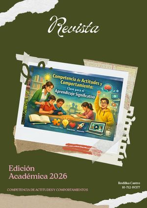 Revista Competencia De Actitudes Y Comportamientos