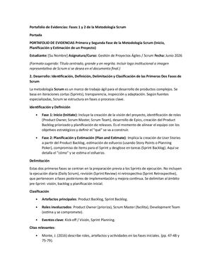 Portafolio De Evidencias