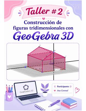 Construcción De Figuras Tridimensionales Con Geo Gebra 3d