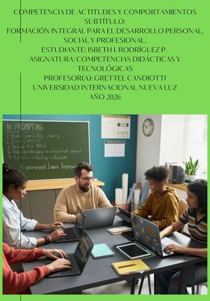 Revista Competencia De Actitudes Y Comportamientos