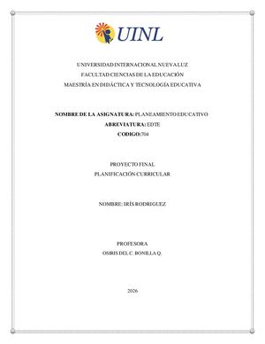 Proyecto Final