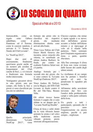 Lo Scoglio Di Quarto Speciale Natale2013