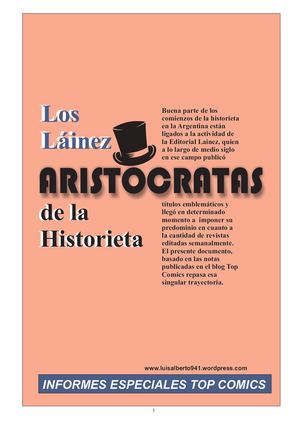 Los Láines, aristócratas de la Historieta