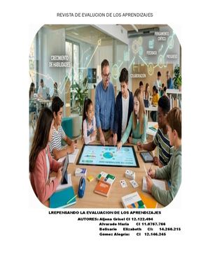 Repensando La Evaluacion De Los Aprendizajes