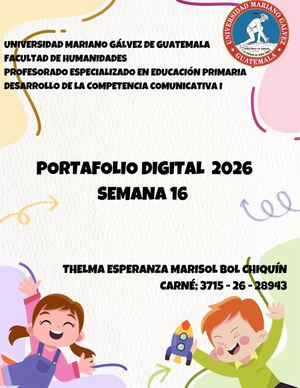 Portafolio Desarrollo De La Competencia Comunicativa