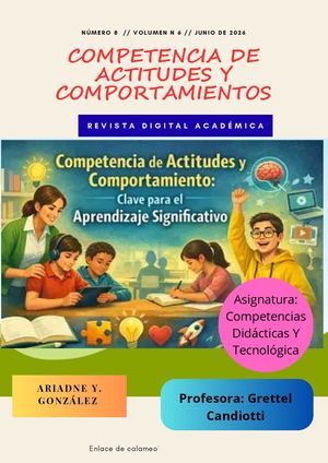 Competencias De Actitudes Y Comportamiento