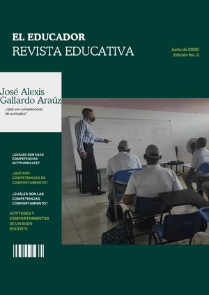El Educador Revista Educativa Temas Competencias De Actitud Y Comportamiento