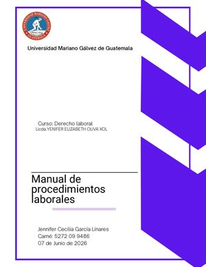 Manual Procedimientos Laborales