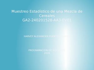 Muestreo Estadistico Harvey Sena