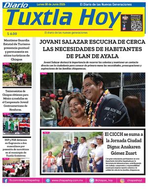 Tuxtla Hoy 08 De Junio 2026