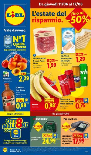 Volantino Lidl Dall'11 Al 17 Giugno 2026