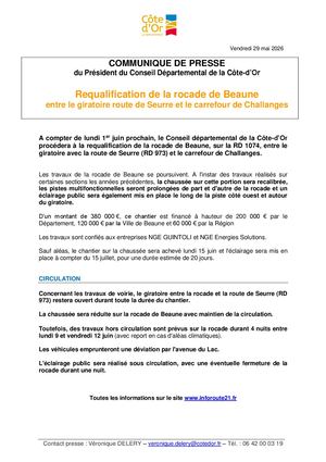 Requalification de la rocade de Beaune