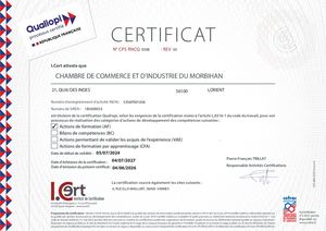 Cci Formation Morbihan Certificat Rev 03 Pdf
