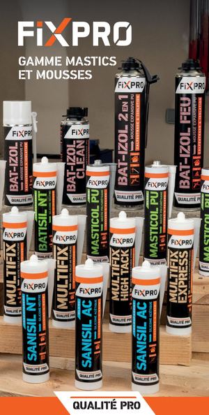 Plaquette Mastic Mousse Fixpro