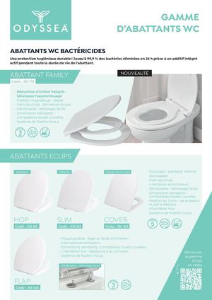 Plaquette Abattants Odyssea
