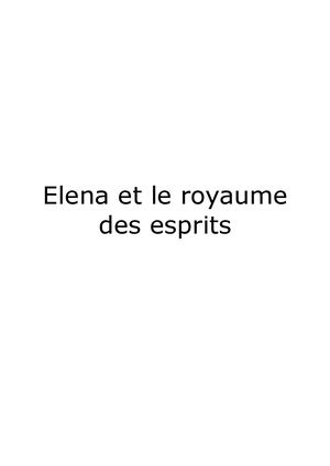 Elena Royaume Des Esprits