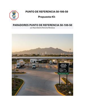 Iniciativa #3 Punto De Referencia 50 100 50, Paradores Y Descanso En Monterrey Por Raul Alberto Peniche Mendoza 2026