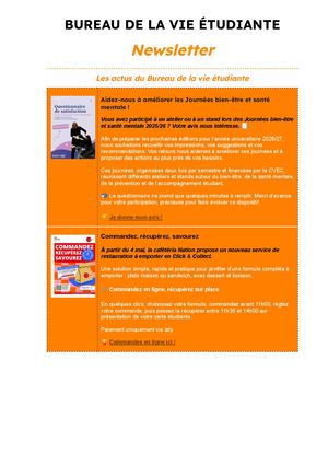 Newsletter Du BVE / Juin 2026