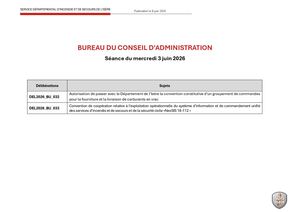 2026 06 03 Deliberations Bureau