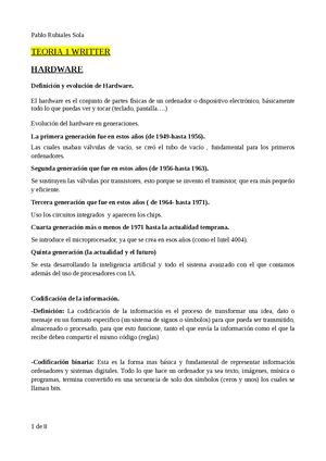 Teoria 1 Writter