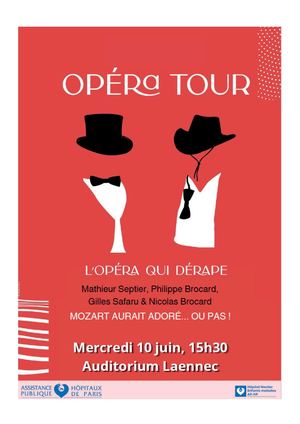 Affiche Opéra Tour Le 10 Juin 2026 à 15h30