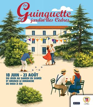 Programme Guinguette du jardin des Cèdres